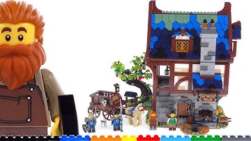 🔄 LEGO Ideas 2021 Medieval Blacksmith review! 21325 re upload