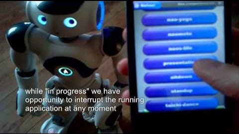 Nao remote control with NaoMote
