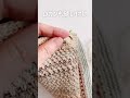 お散歩ショルダー ベージュ系の糸で編んでみました♪ #shorts #かぎ針編み #お散歩ショルダー