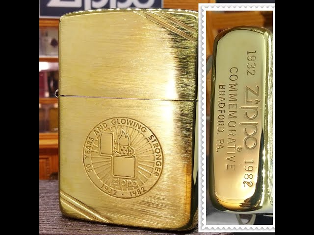 №1477 ZIPPO コメモラティブ COMMEMORATIVE 50 years SOLID BARSS 真鍮