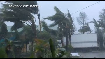 Typhoon ‘Rosita’ makes landfall in Dinapigue, Isabela