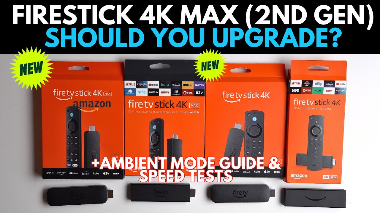 Fire TV Stick 4K Max 2nd Generation Media Streamer with