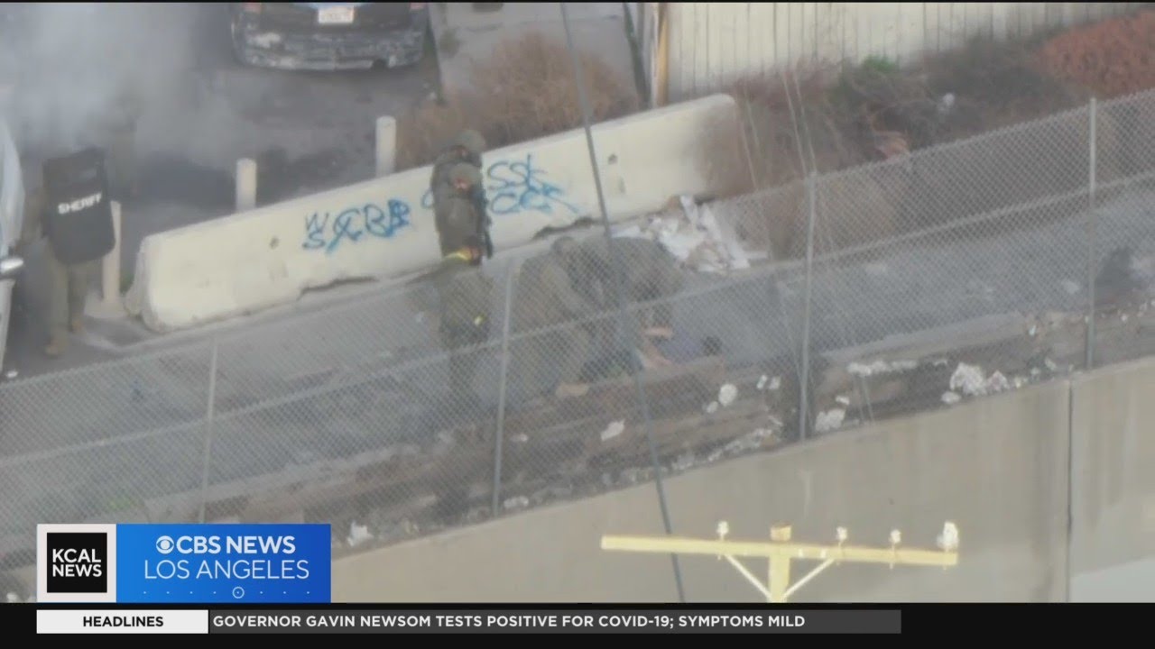 Compton pursuit suspect taken into custody after standoff YouTube
