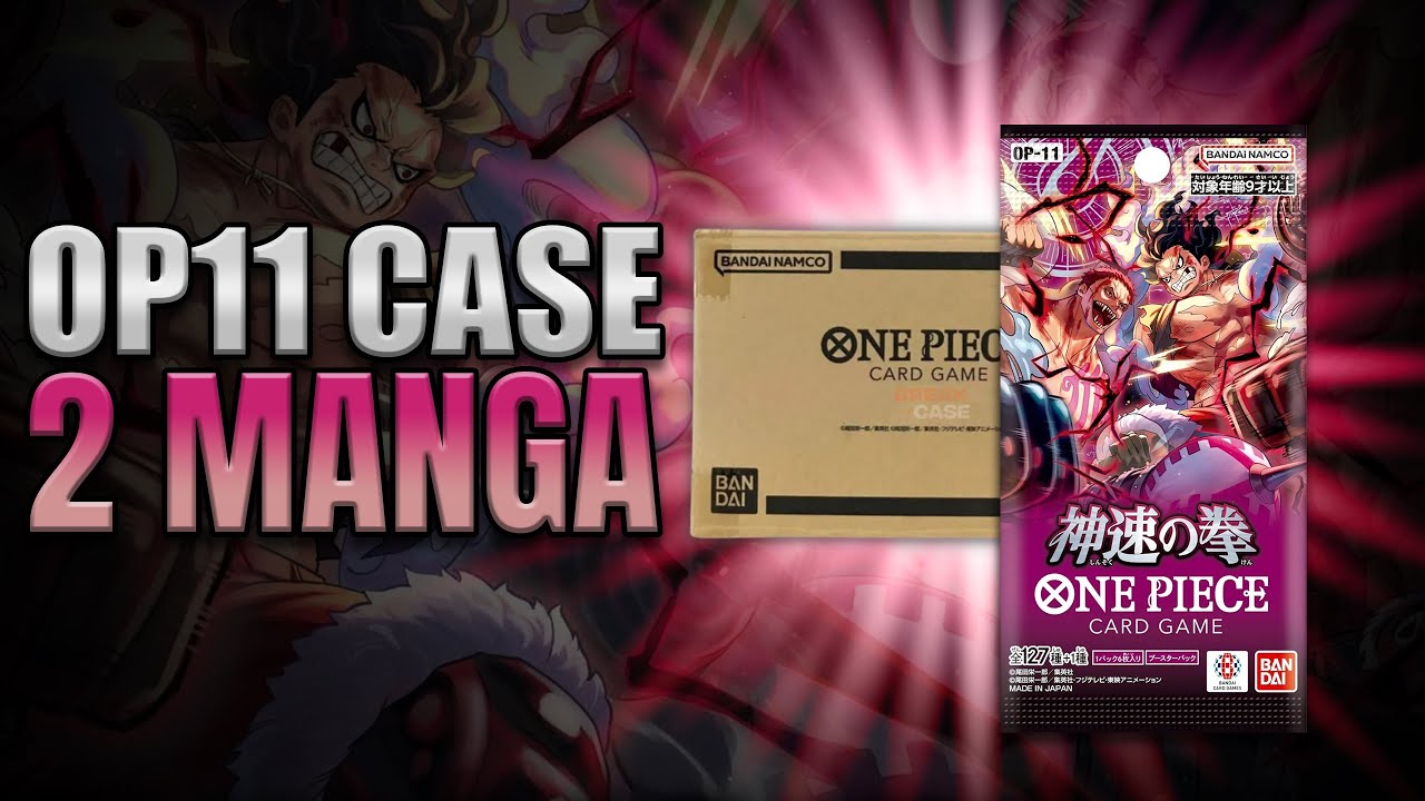 OP11 case unboxing I OP11 2x MANGA - YouTube