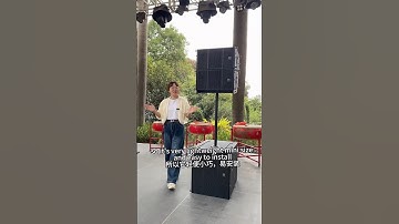 Active Mini line array speaker VS110 #sounds #import #international #soundsystem #source