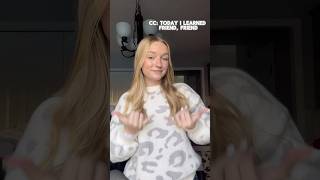Friend in ASL (Not a Teacher) #americansignlanguage #signlanguage #friends #friend #aslwithlola