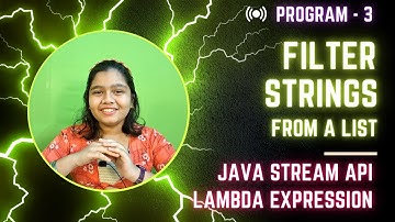 #3 Filter Strings by Starting Letter using Java Stream API