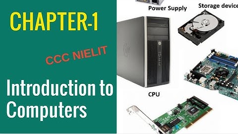 CCC Computer Course Chapter 1 | Computer Basics Explained | CCC Exam Preparation #nielit #ccc