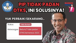 PENCAIRAN PIP TIDAK PADAN DTKS DAN TIDAK BERLAKU? INI SOLUSINYA ✅