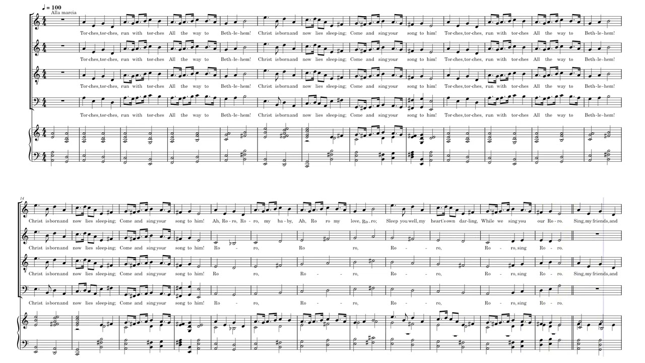 Soprano Torches by John Joubert