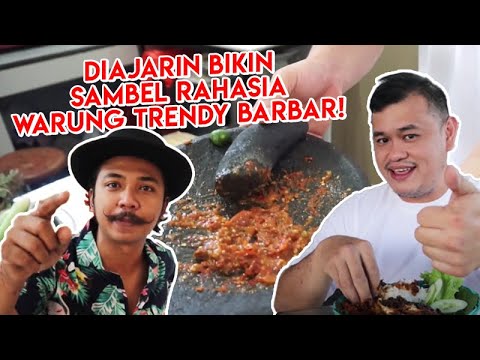 WANGI BANGET! DIAJARIN BIKIN SAMBAL RAHASIA WARUNG TRENDY BARBAR!