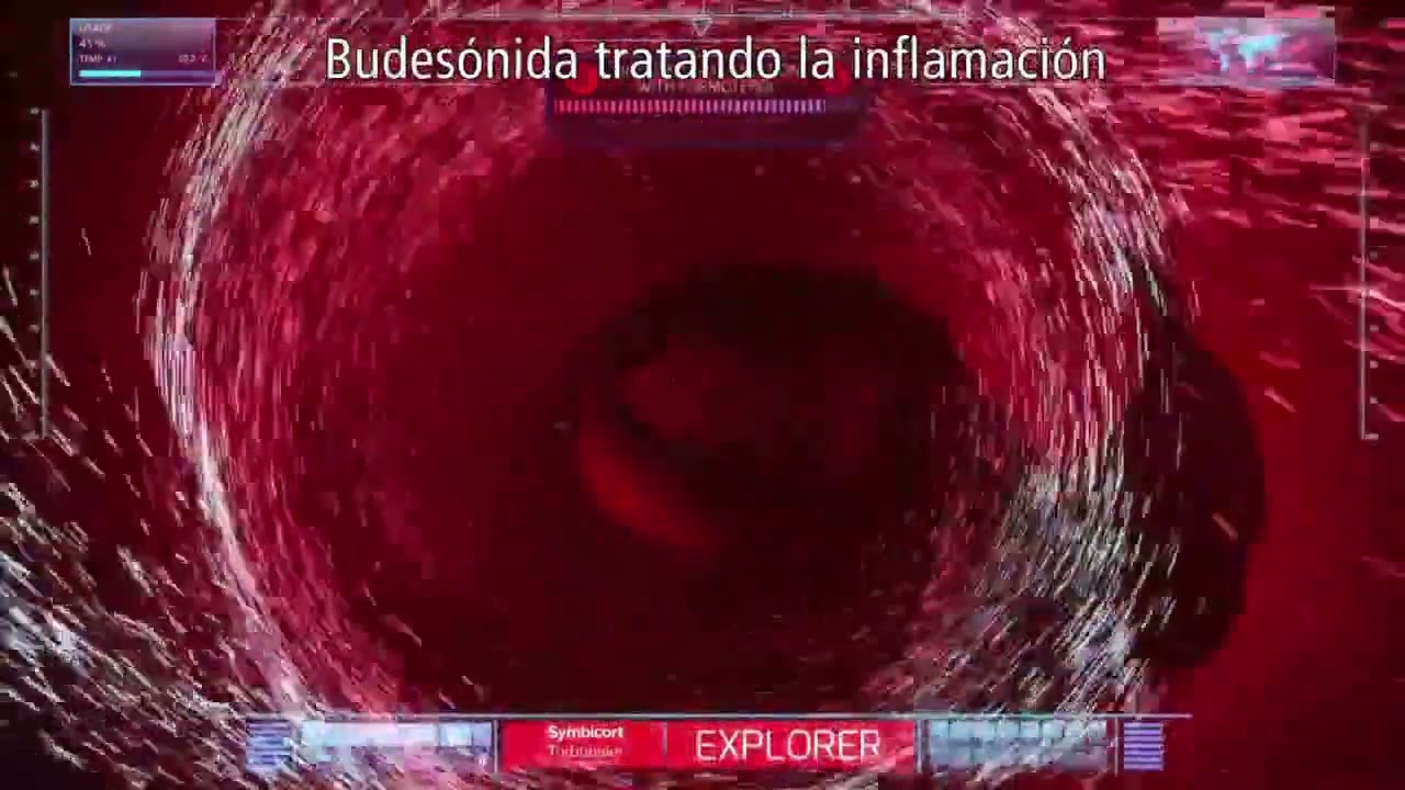 Turbohaler desde el interior del cuerpo humano