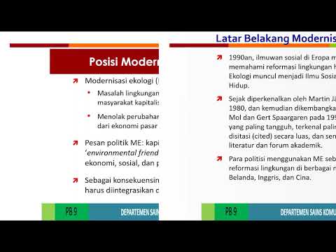 Video: Apa Yang Membuat Ekologi Modern Berbeda?