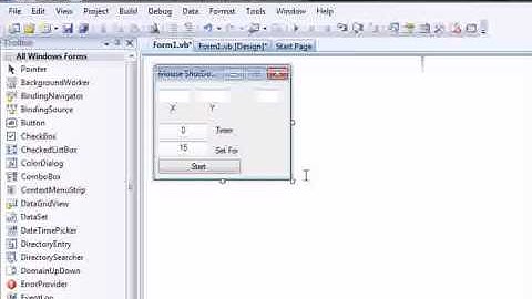 The Mouse Can ShutDown A PC When Programming in VB.NET