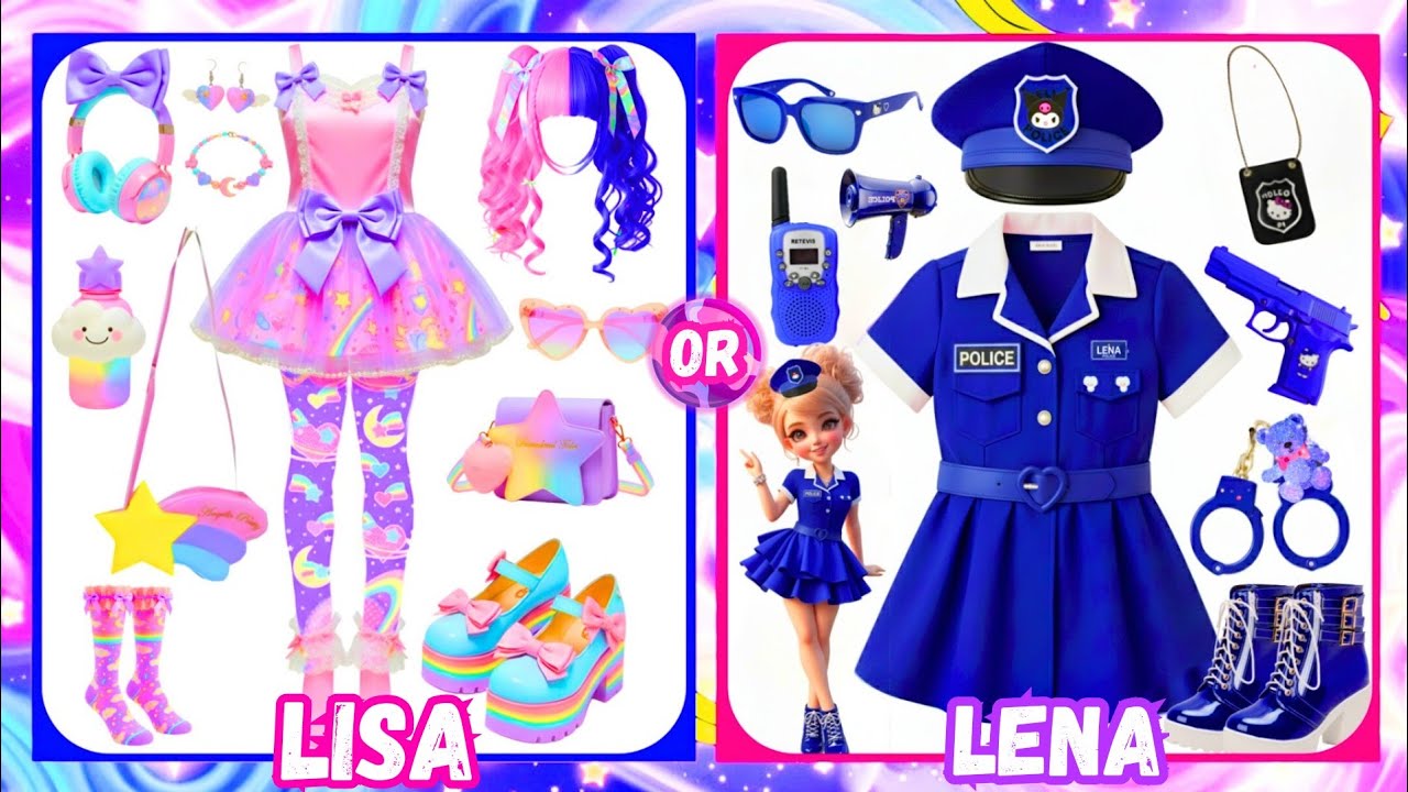 Кто проголосовал лучше? Битва стилей Лизы и Лены 👗 #lena #lisa #lisaandlena #lisaorlena #viral #t...