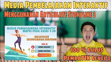 Aplikasi Pembuatan Media Pembelajaran Interaktif SD Tutorial Articulate Storyline 3 | Review
