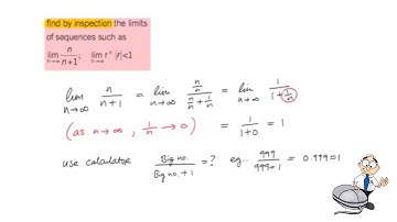 Limits: Sum of an infinite geometric series