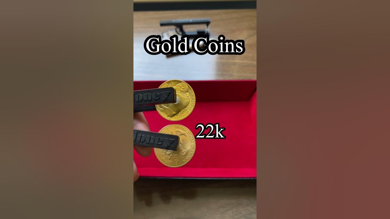 99.99 Gold Buffalo vs 91.67 Gold Eagle Coin Ping Test YouTube
