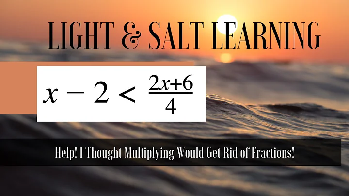 GED® Math: Help! I Thought Multiplying Would Get Rid of Fractions! (1.12, Adv, # 3)