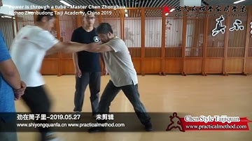 Taiji power is through a tube