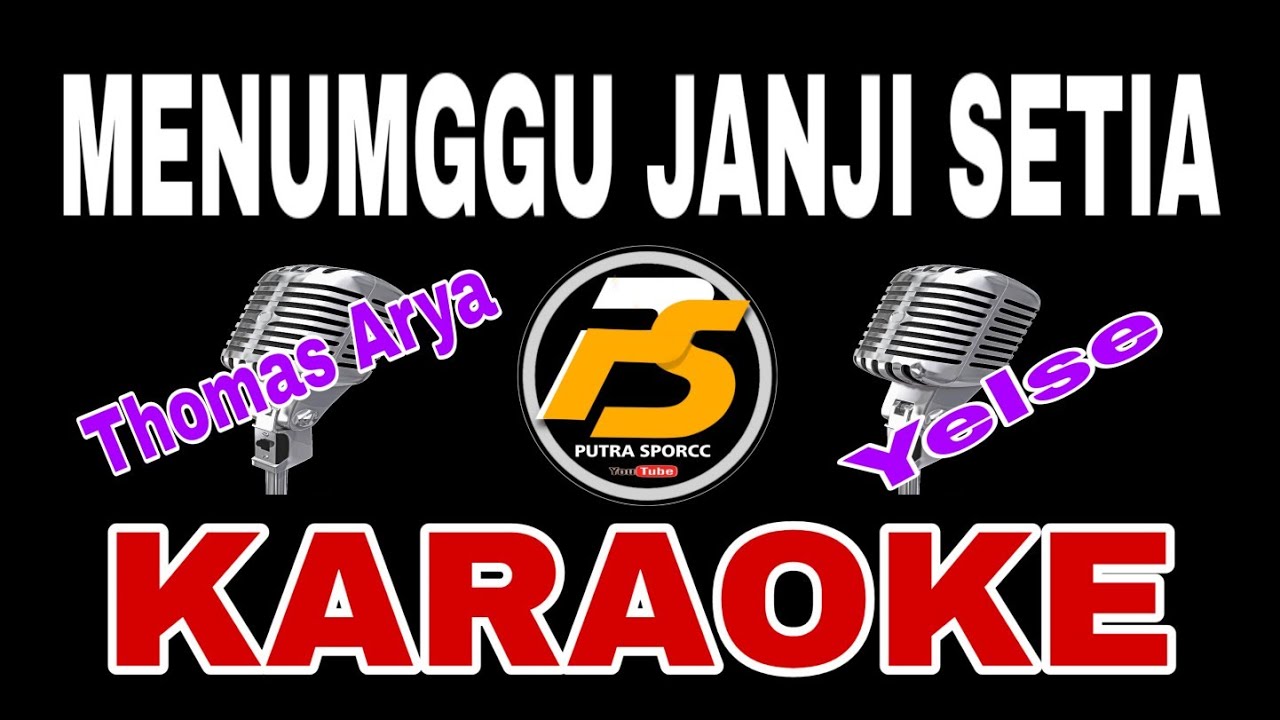 Thomas Arya & Yelse | Menunggu Janji Setia Karaoke [ Af MUSIC ]
