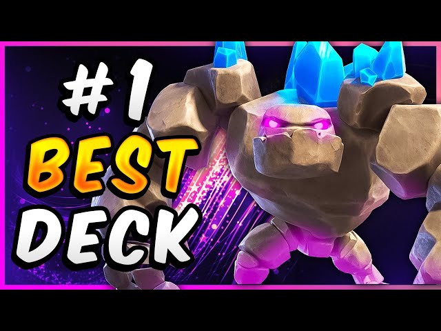 SirTagCR: BEST GOLEM LIGHTNING DECK IN THE META! — Clash Royale - RoyaleAPI