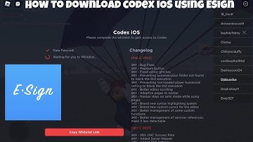 How to download “Codex IOS” using ESign (tutorial) bypasses blacklist or revoke NO JAILBREAK OP