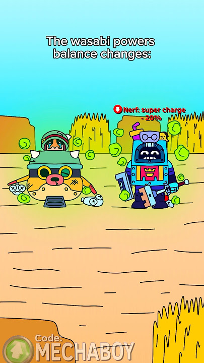 Wasabi power nerfs #brawlstars #brawlstarsanimation #hank