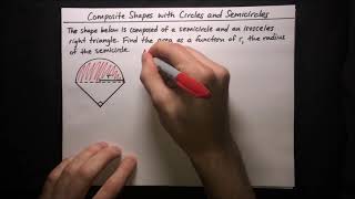 Finding the Area of Composite Shapes with Circles and Semicircles