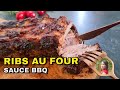 Ribs de porc au four  avec une sauce bbq maison 