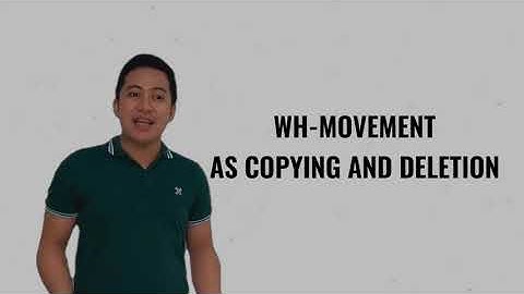 WH-MOVEMENT IN THE GRAMMATICAL STRUCTURES OF ENGLISH