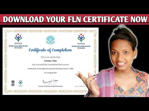 How To Download FLN Certificate || Diksha App || CBSE Training Portal || CBSE || By Ani-Creations