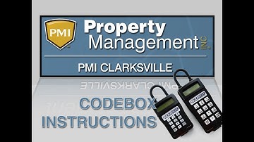 Codebox Instructions   PMI Clarksville
