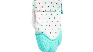LUVINHA MORDEDOR SILICONE BUBA COM MASSAGEADOR GENGIVA AZUL