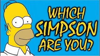 Which SIMPSON CHARACTER are you?