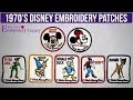 Origninal Disney World Embroidery Design Patches (1970s)