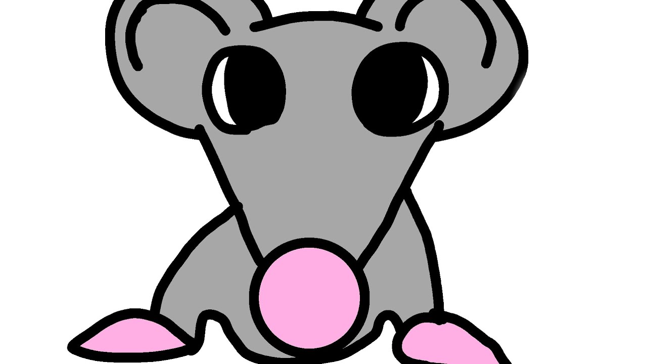 very weird tutorial how to draw a mouse (i regret this) - YouTube