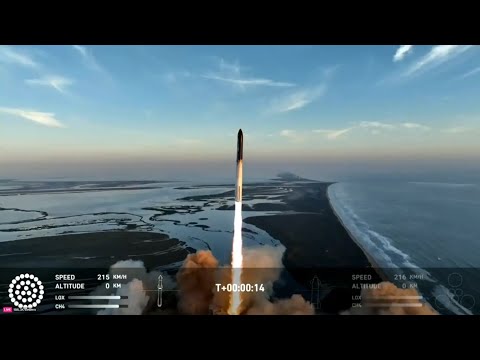 SpaceX Starship Rocket Integrated Flight Test 2 Launch - 18th November 2023