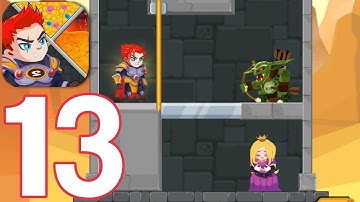 Hero Rescue 2 - GamePlay New Mod Levels 1-18 Walkthrough Part 13 ( iOS,android )