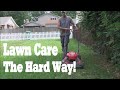 Fixed Trailer &amp; Small Mower Fun This Week In Lawn Care #8 Part 2