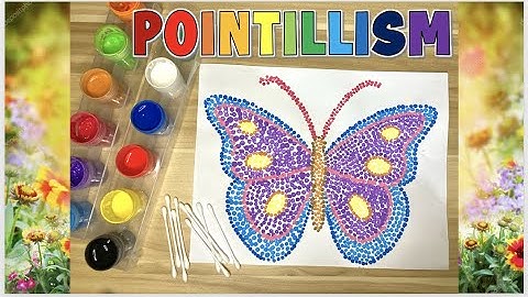 Pointillism Painting Technique for Beginners || ART FOR KIDS