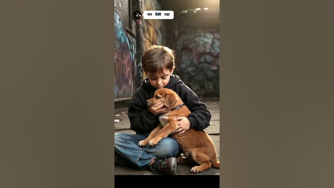 The puppy was crying sitting on the roadside#shorts - YouTube