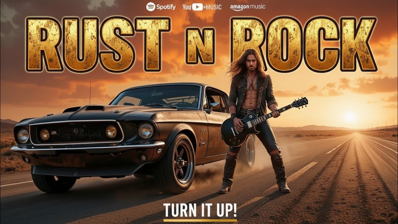 RUST N ROCK PLAYLIST – Rock & Roll Road Trip Energy 