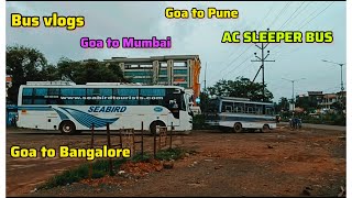Bus Vlogs To Bangalore Pune Mumbai Bus Vlog Sleeper Bus Sleeper Ac Bus
