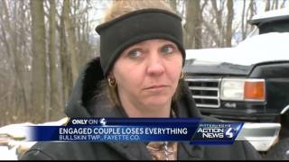 Engaged couple who helped Connellsville flood victims loses everything in fire