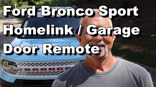 Program The Remote In Your Ford Bronco Sport