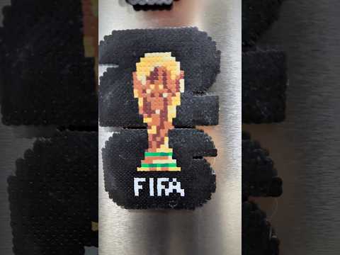 HAMA BEADS DA TAÇA DA COPA DO MUNDO 2026 #summerofthegoals #summerofgoals