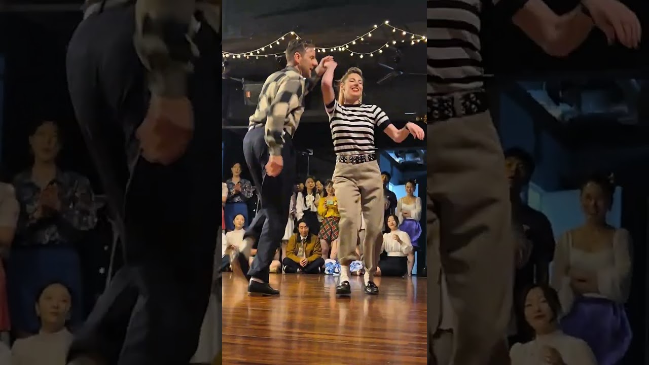 Lindyhop improvisation - Jo & Sakarias @ Busan Lindyhop Weekend 2025 #lindyhop #swingdance