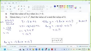 6 6 Converting from linear form to a non linear equation Q 10