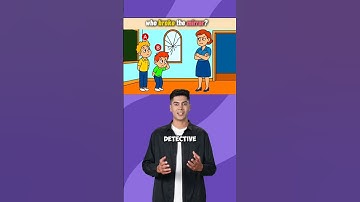 Who Broke The Mirror ? #quiz #riddles #puzzle #quiztime #shorts